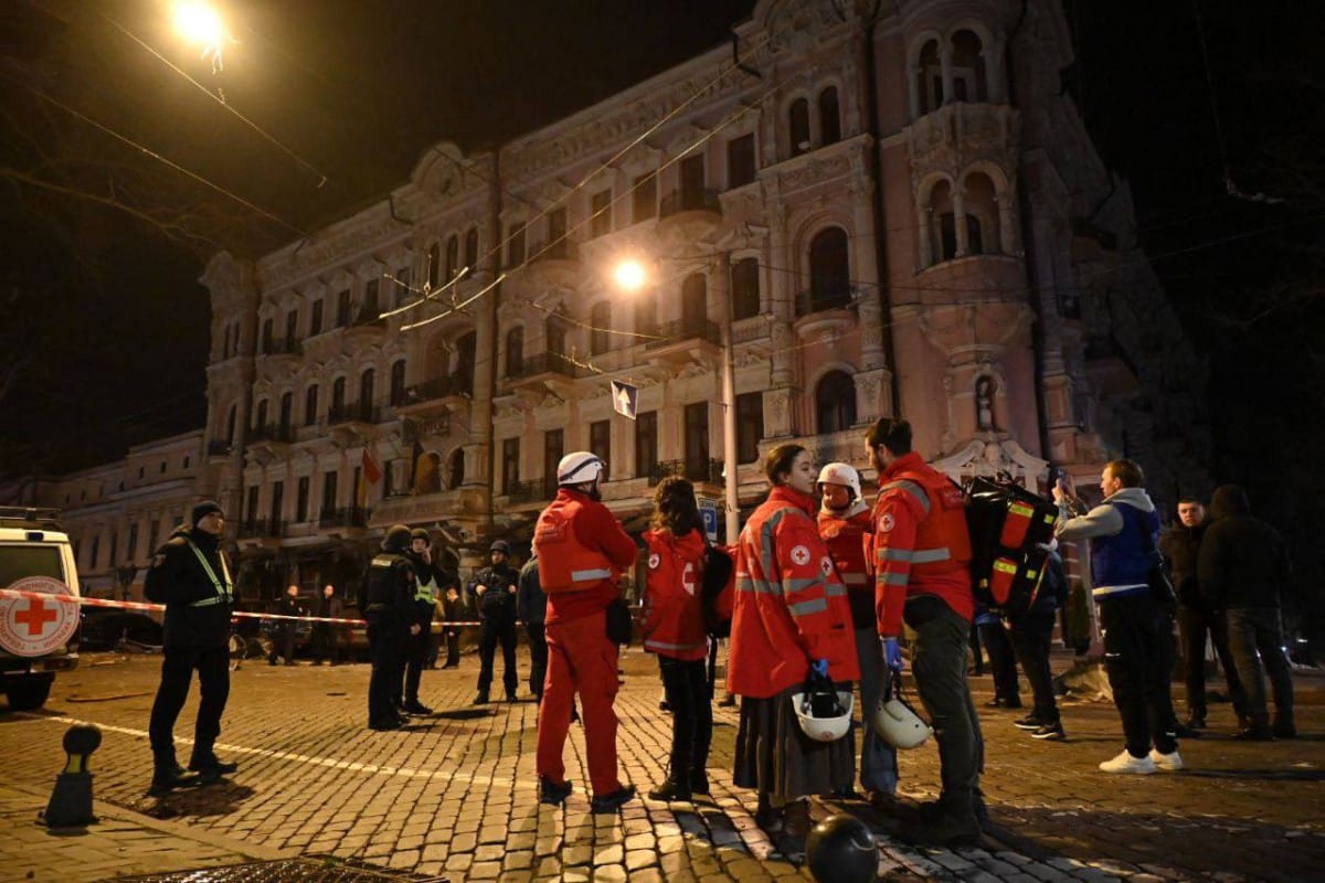 U napadu ruskih dronova na Odesu četvero ranjenih