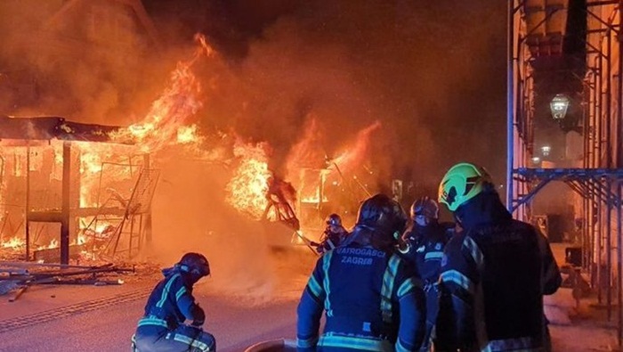 U požaru kod zagrebačke tržnice nema ozlijeđenih