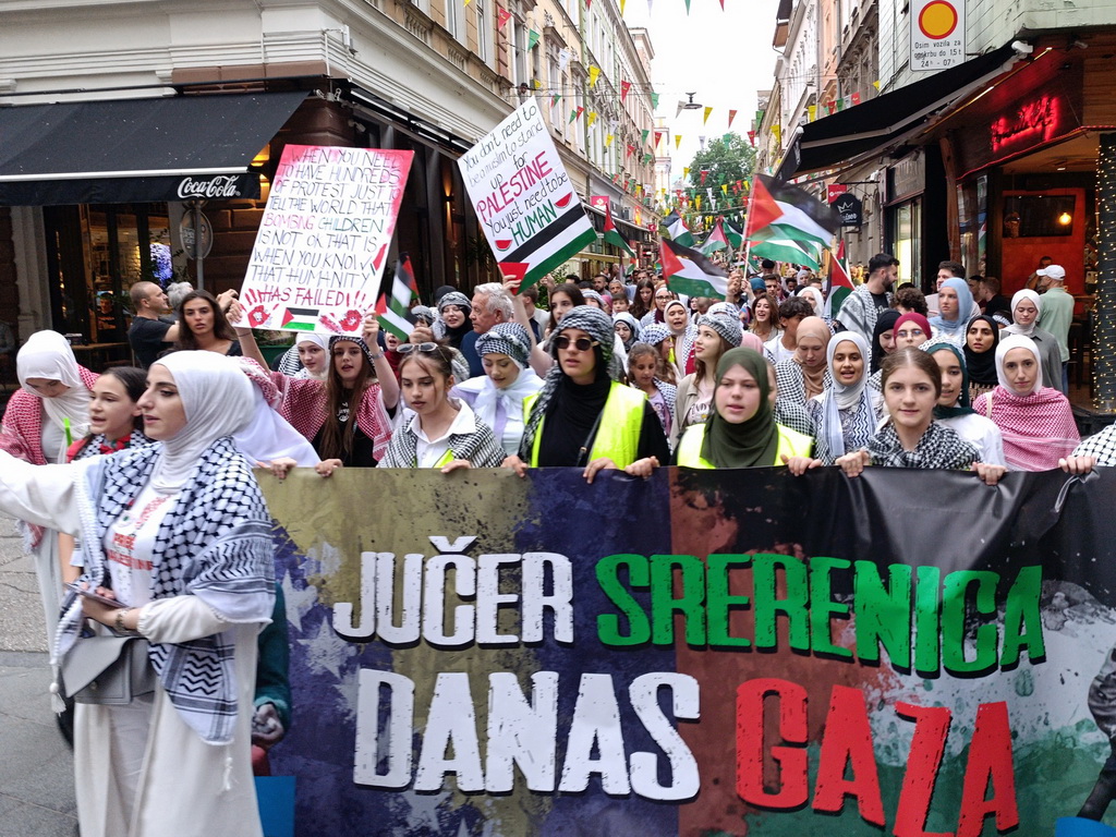 U Sarajevu održana još jedna protestna šetnja za Palestinu