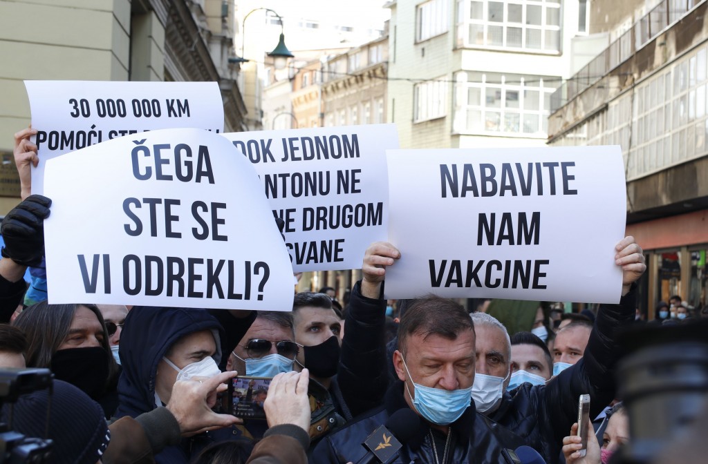 U Sarajevu protesti povodom najavljenog lockdowna