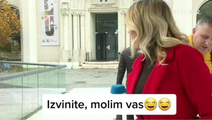 Udario romobilom novinarku Federalne TV tokom javljanja uživo