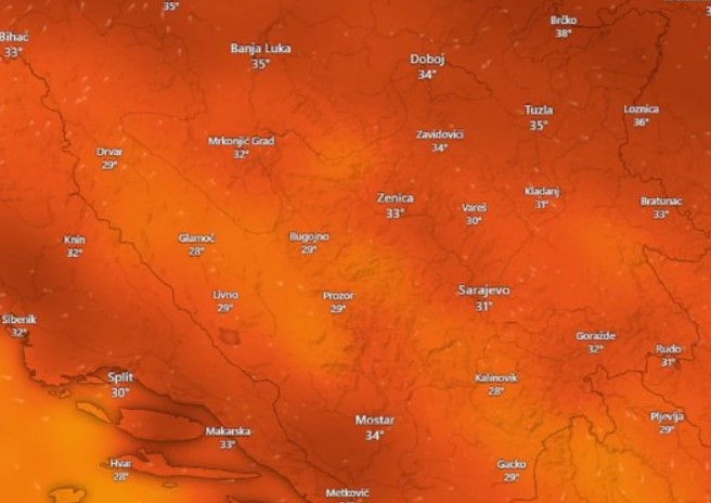 Upozorenje za građane BiH: Danas na snazi crveni meteoalarm!