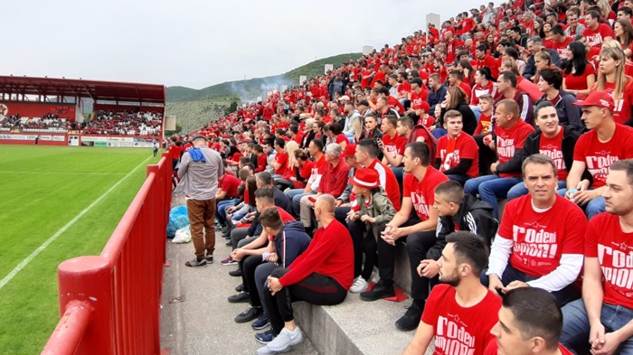 Uzavrela Atmosfera Stadion Veleza Pun Sat Vremena Pred Utakmicu