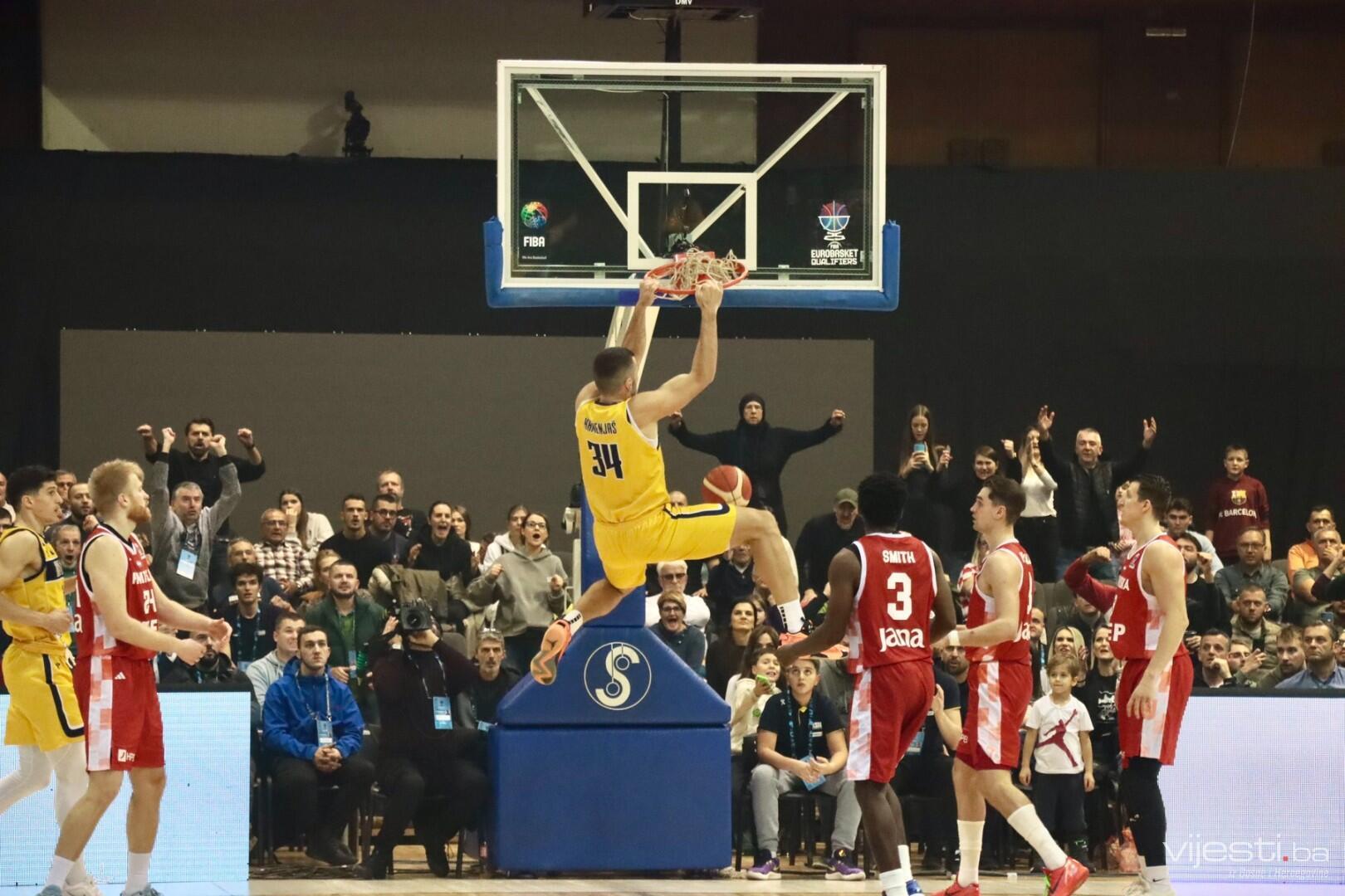 UŽIVO: BiH-Hrvatska 76:60, potop gostiju u Skenderiji