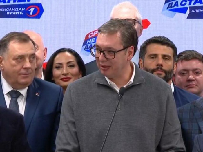 Pobjeda Vučićeve stranke u Srbiji, vode i u Beogradu