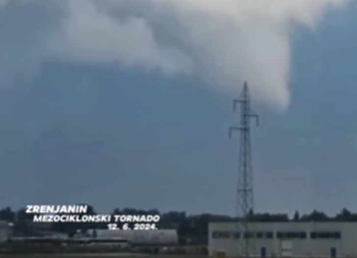 Video: Na nebu iznad Srbije snimljen zastrašujući tornado