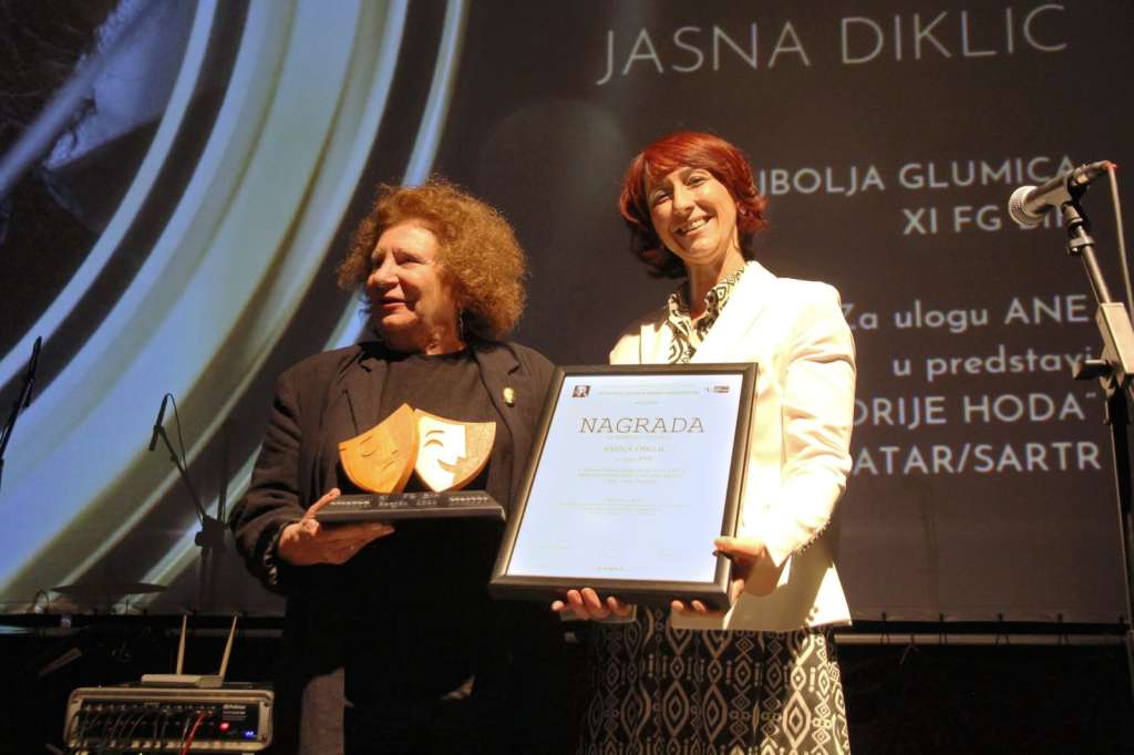 Završen 11. festival glumca BiH, najbolja glumica Jasna Diklić