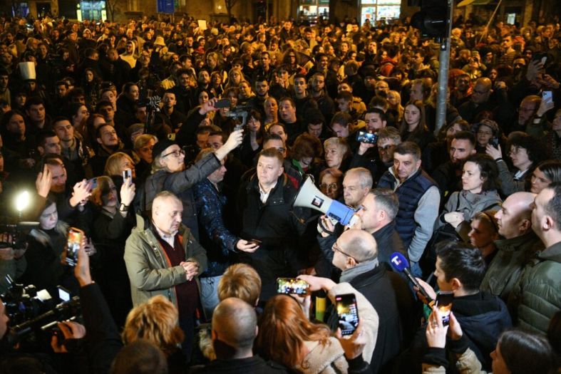 Završen protest u Beogradu, za sutra najavljen novi