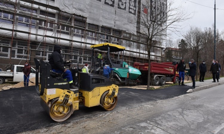 Završetak uređenja pristupnog puta izolatoriju na Građevinskom fakultetu