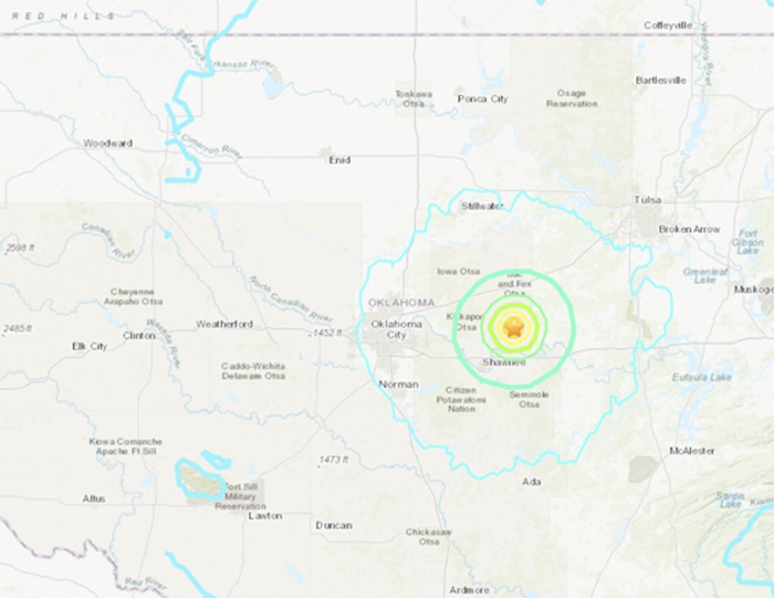 Zemljotres jačine 5,1 po Richteru pogodio američku državu Oklahomu
