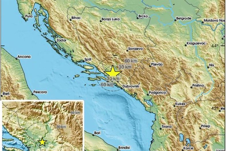 Zemljotres jutros registrovan u BiH: 'Dobro se zatreslo'